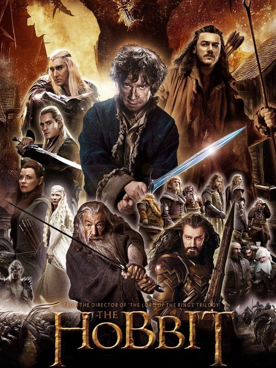 "The Hobbit replica swords – Bilbo’s Sting, Thorin Oakenshield’s Orcrist, and Elven blades crafted for fantasy collectors."