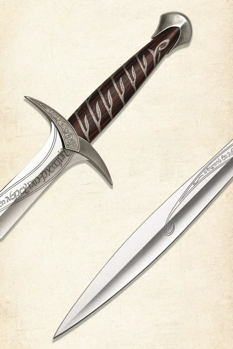 Frodo Sting Sword Replica from The Hobbit with detailed Elven engravings