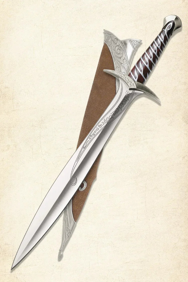 Display-ready Sting Sword collectible for Tolkien fans