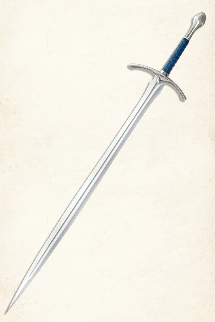 Detailed replica of Gandalf the Grey’s Glamdring Sword featured in The Hobbit and The Lord of the Rings films