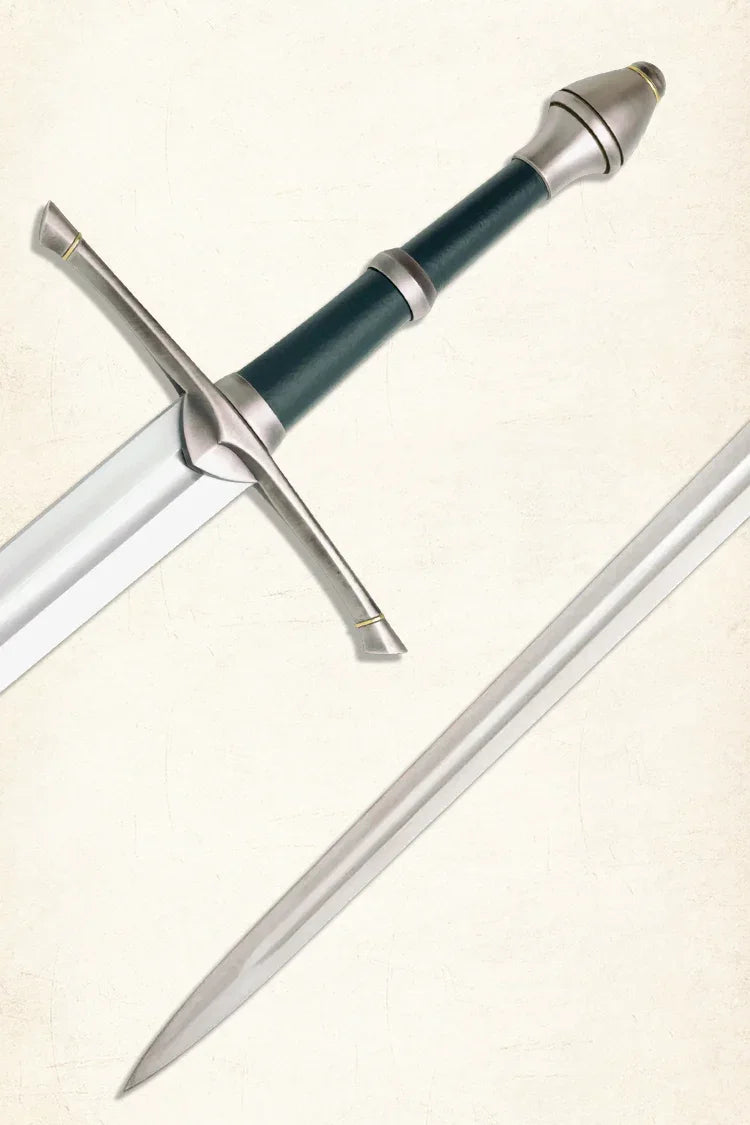 Lord of the Rings Aragorn Sword with Leather Scabbard