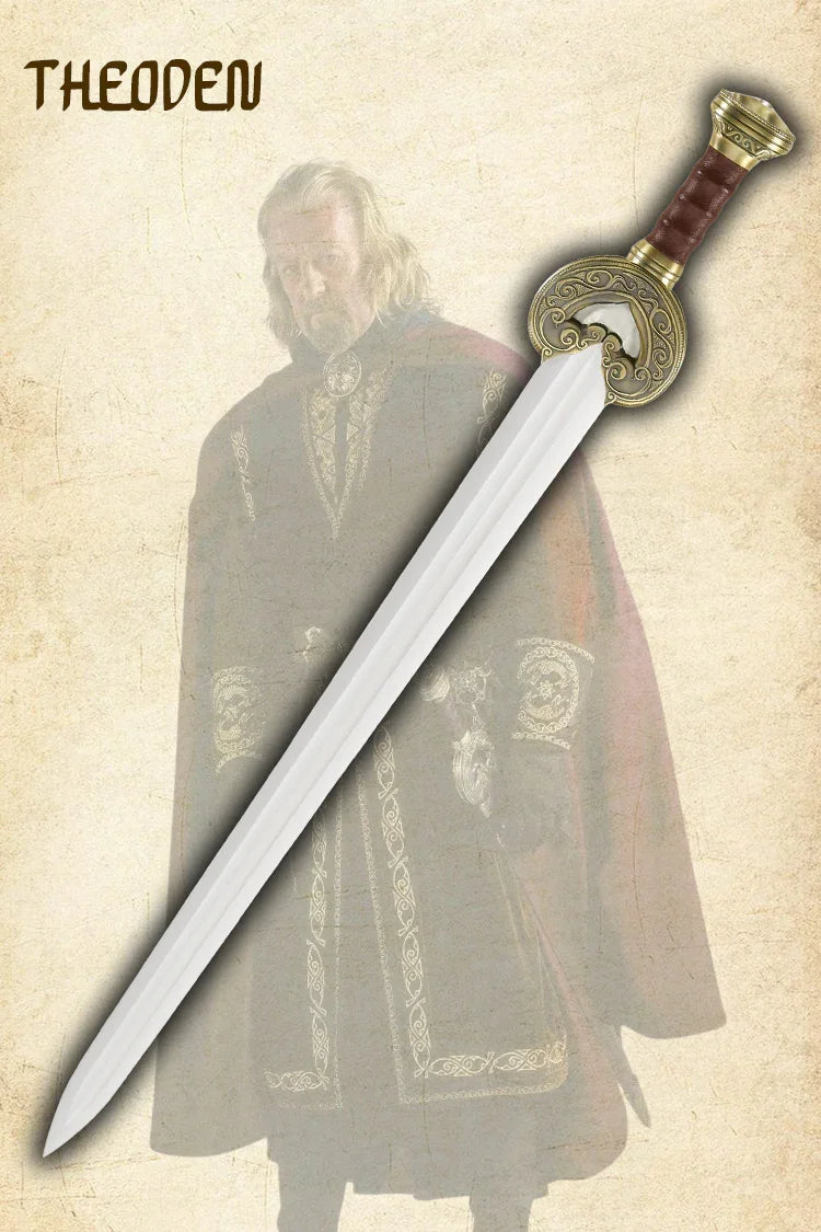Authentic Lord of the Rings Théoden Sword Replica – 38 Inch Fantasy Collectible