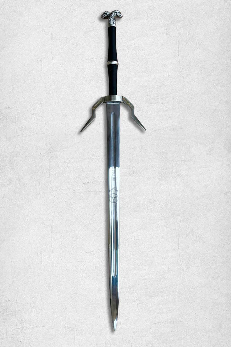 Battle ready Witcher Sword replica, full tang high carbon steel blade for cosplay and display
