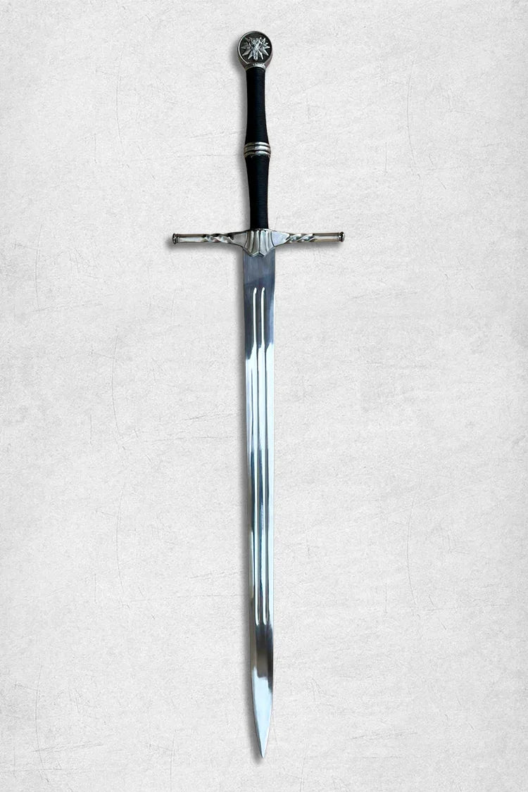 Geralt Witcher Sword replica, handmade high carbon steel collectible blade for display