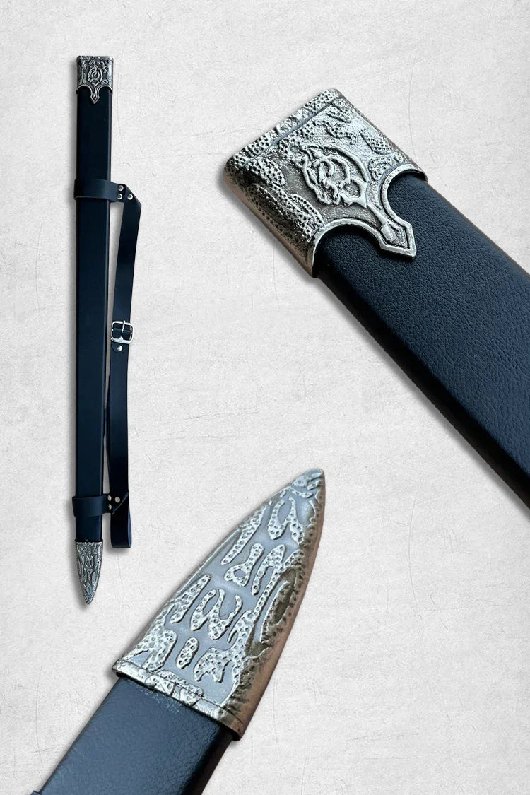 Hand forged Witcher Sword replica, high carbon steel fantasy sword for collectors and display